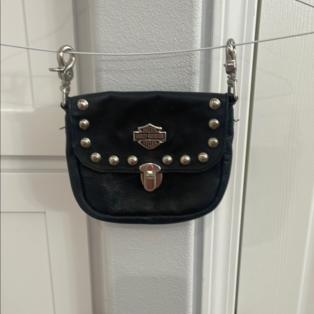 Harley-Davidson Mini Black and Silver Belt Bag